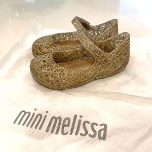 Mini Melissa Campana zig zag Mary Jane flats